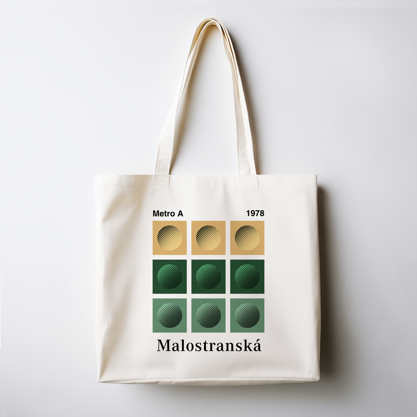 Plátěná taška Metro Malostranská