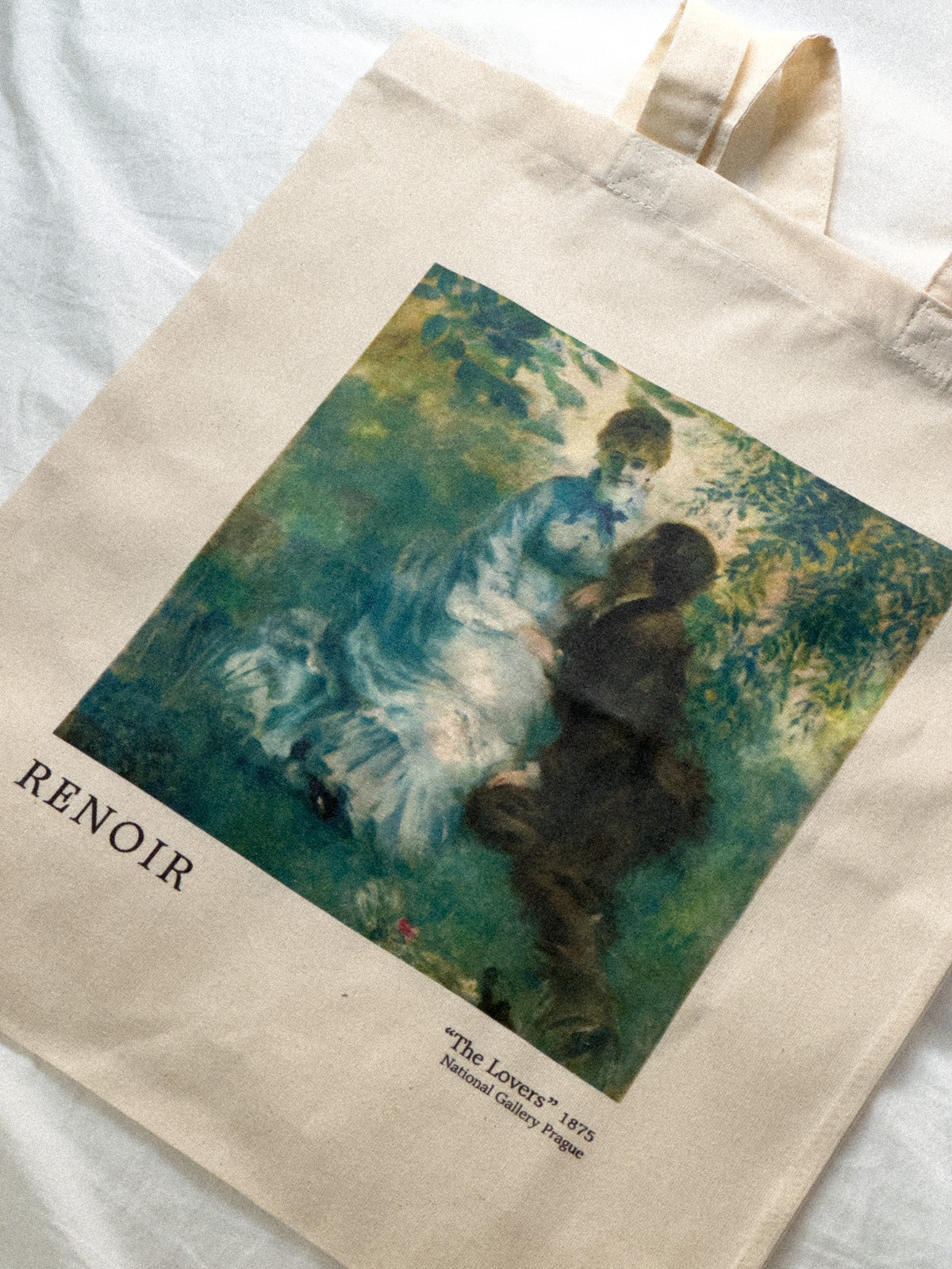 Plátěná taška Renoir - Milenci