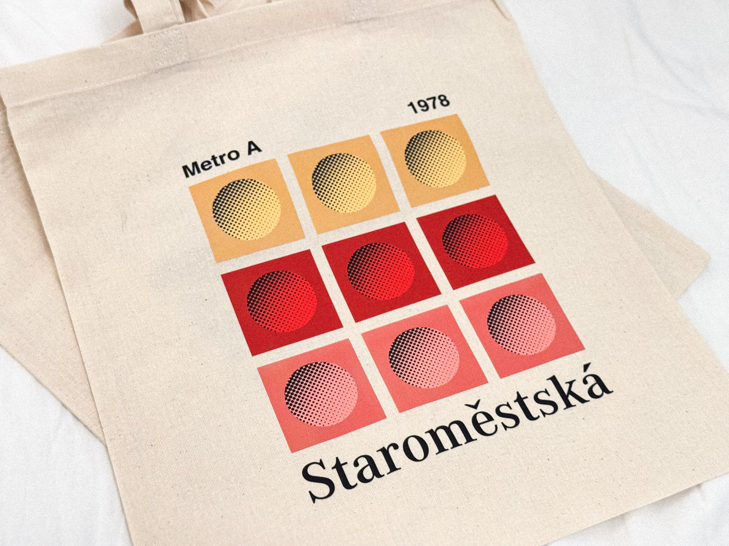 Plátěná taška Metro Staroměstská