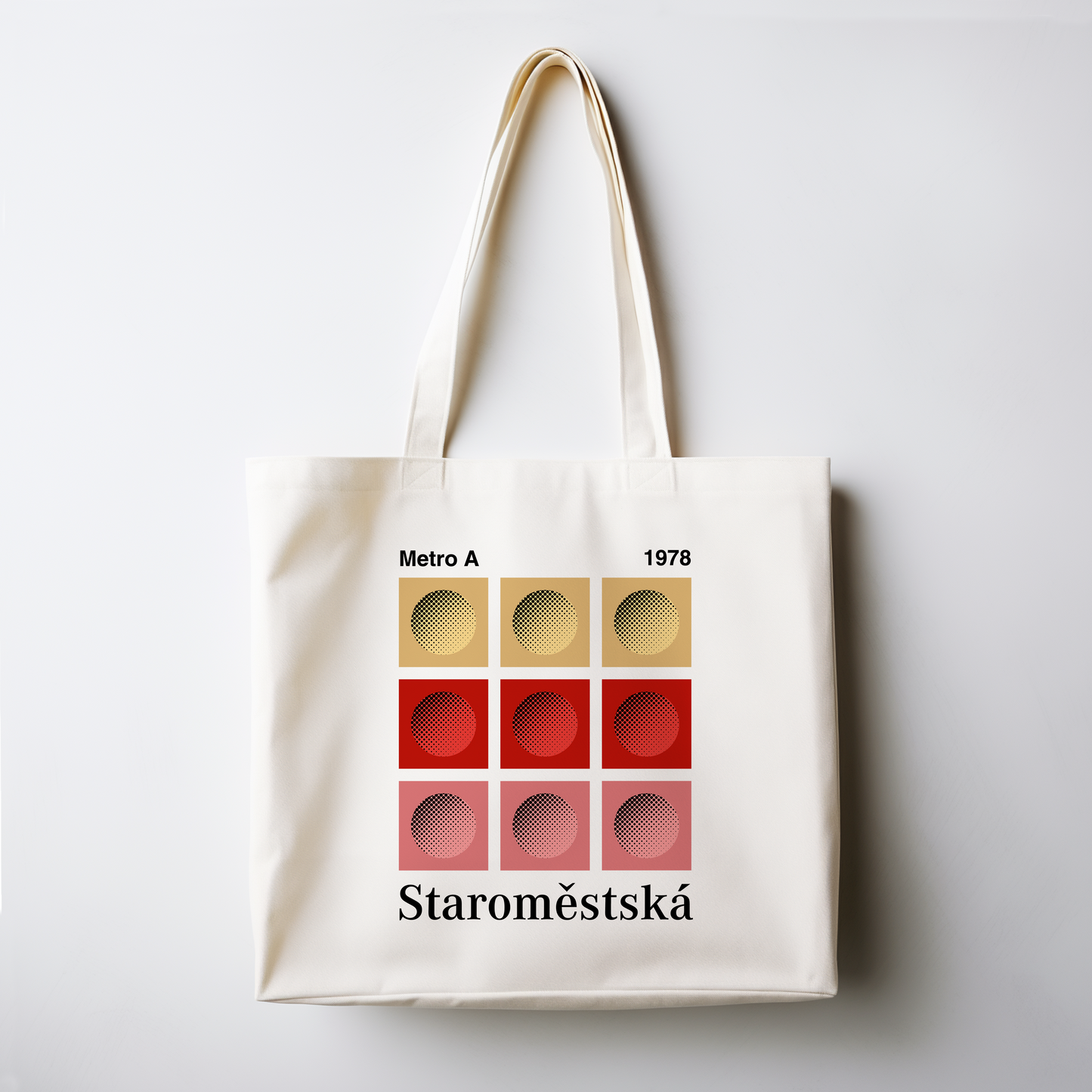 Plátěná taška Metro Staroměstská