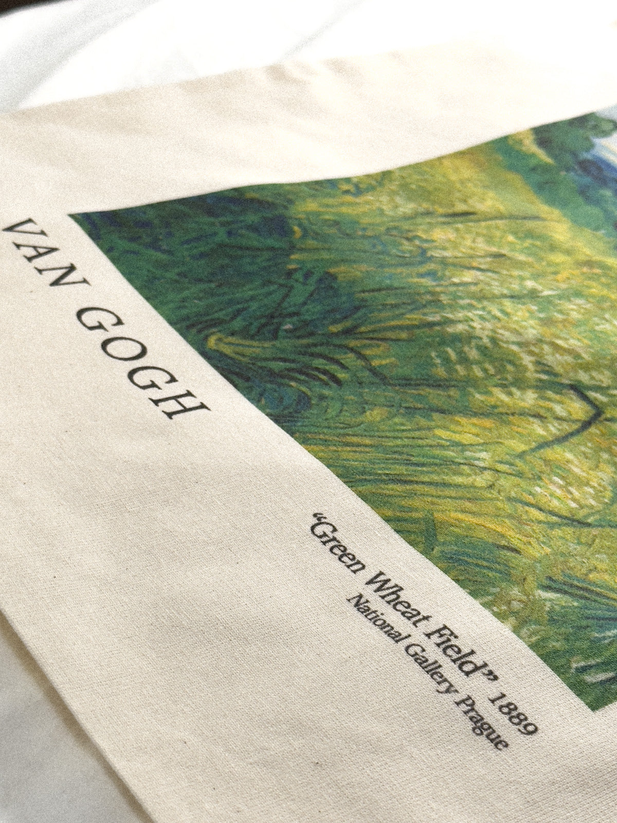 Plátěná taška Van Gogh - Zelené obilí