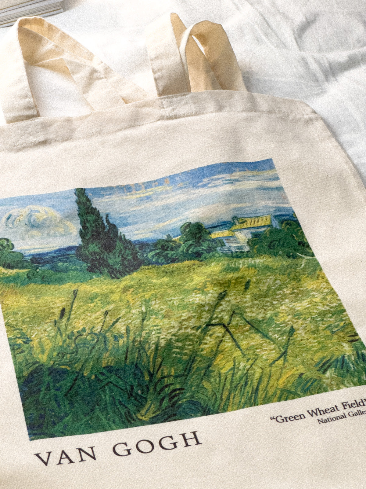 Plátěná taška Van Gogh - Zelené obilí