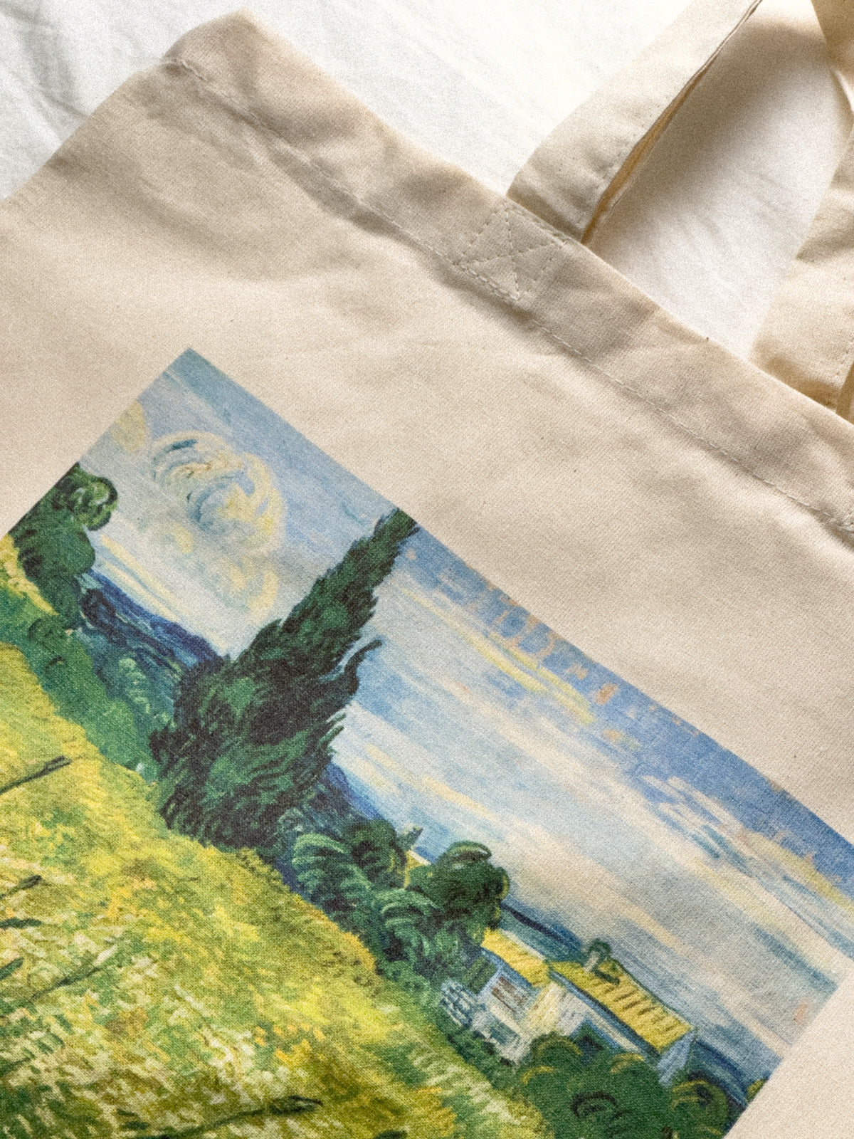 Plátěná taška Van Gogh - Zelené obilí