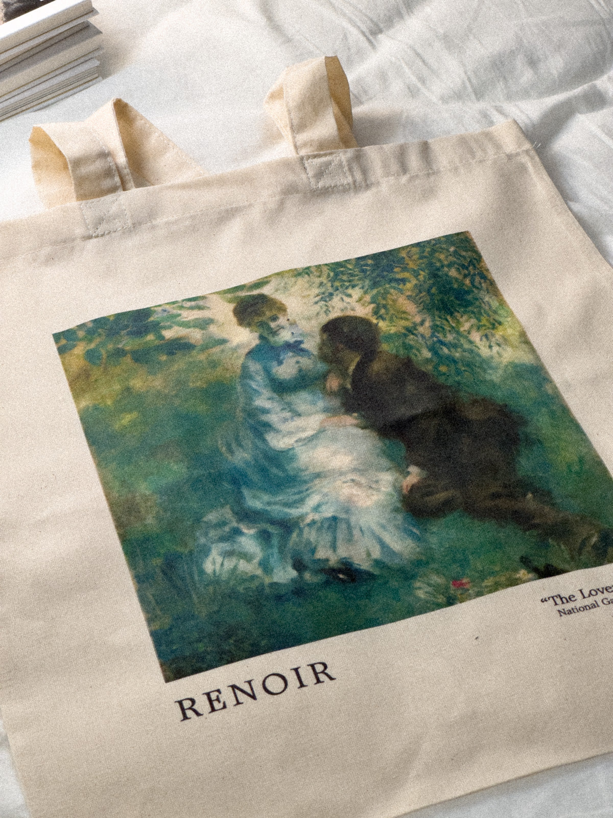 Plátěná taška Renoir - Milenci