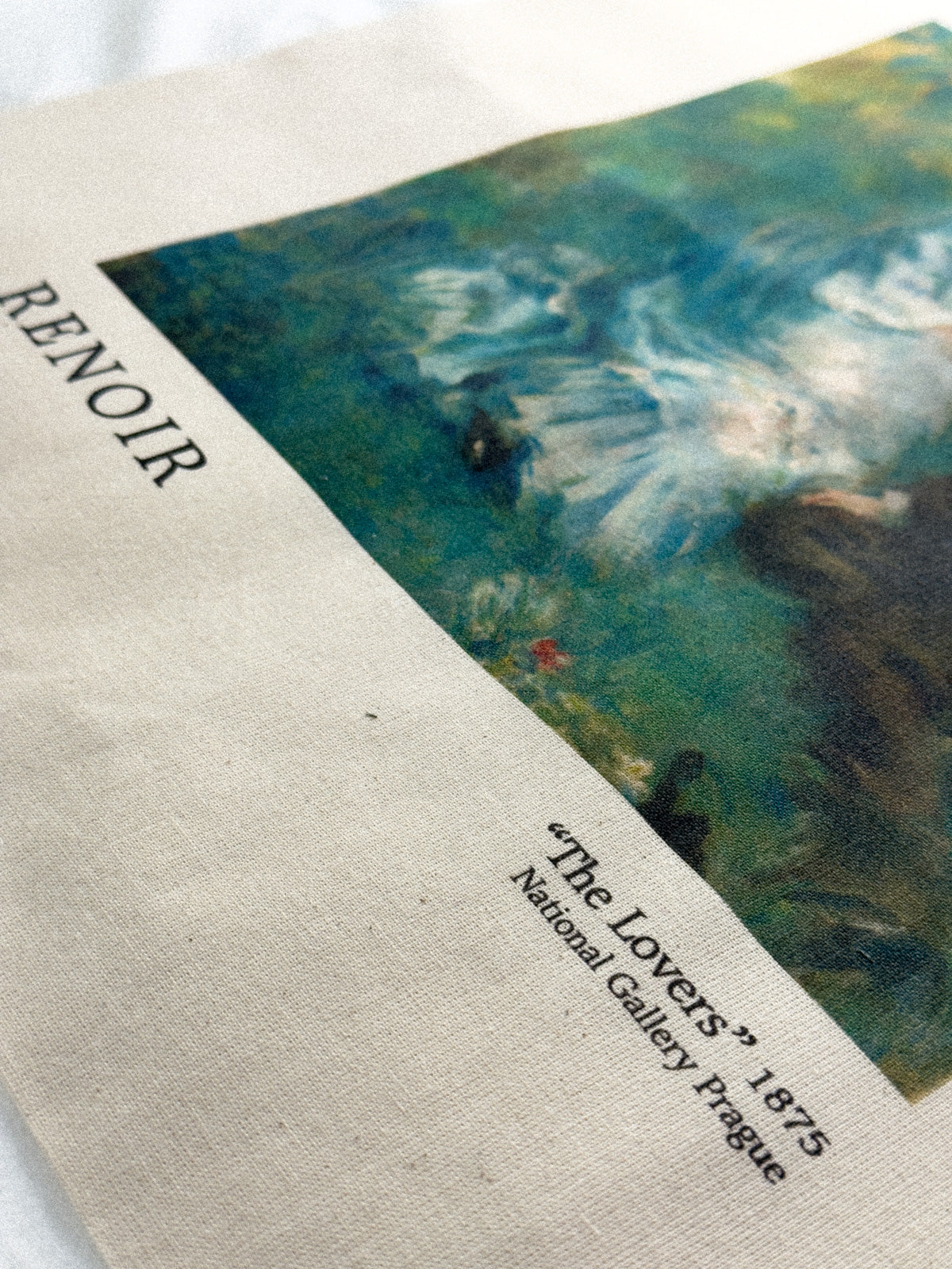 Plátěná taška Renoir - Milenci