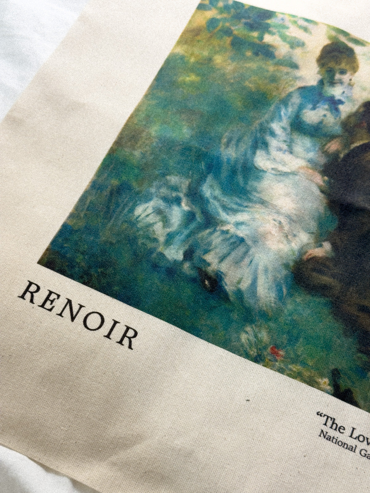 Plátěná taška Renoir - Milenci