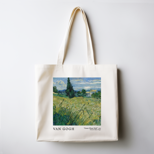 Plátěná taška Van Gogh - Zelené obilí